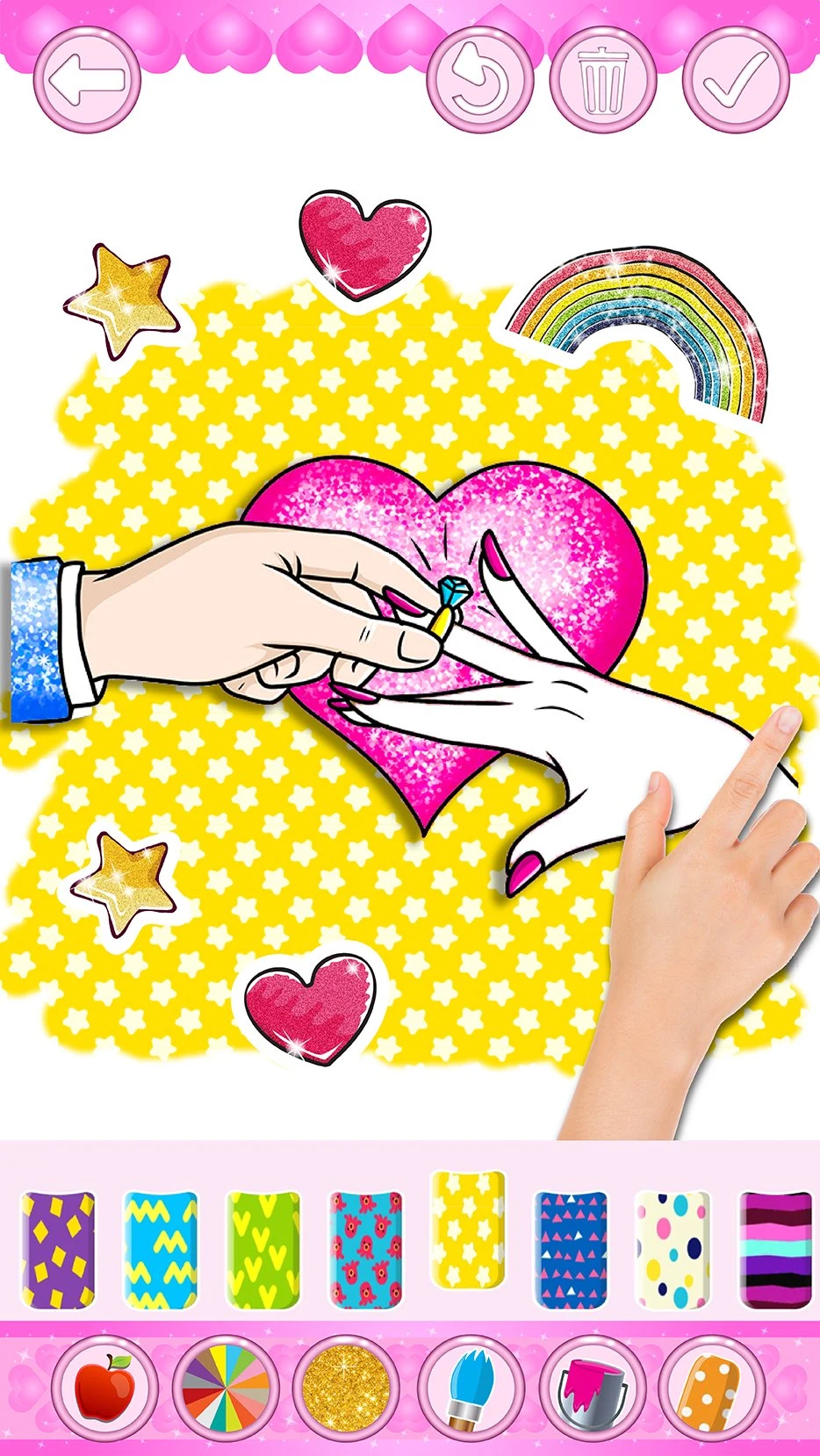 Bride and Groom Coloring screenshot